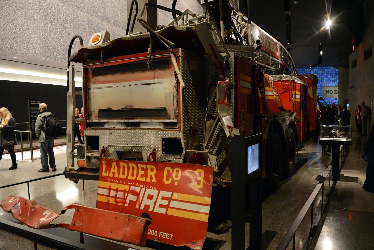 26E New York City Fire Department Ladder Company 3 Truck In The Center Passage 911 Museum New York